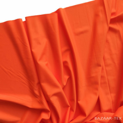 Бифлекс матовый "Яркий оранжевый" отрез 0.72 м (дырка)